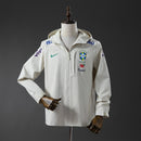 Jaqueta Corta-Vento Brasil Branco