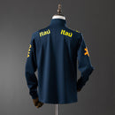 Jaqueta do Brasil Copa do Mundo 2022 Azul Escura Masculina