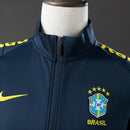 Jaqueta do Brasil Copa do Mundo 2022 Azul Escura Masculina