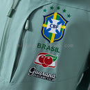 Jaqueta Corta-Vento Brasil Verde Claro